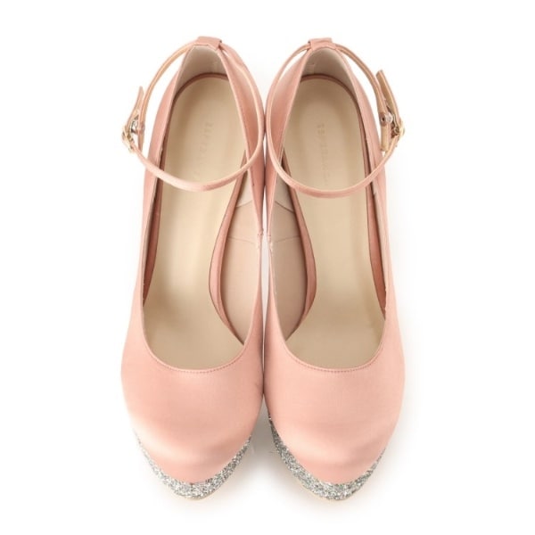 厚底3WAYグリッター超ハイヒールパンプス ベージュ 厚底3WAYグリッター超ハイヒールパンプス（パンプス