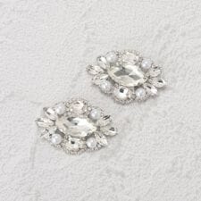 シューズクリップ《ビジューブーケ》結婚式　二次会　オケージョン
