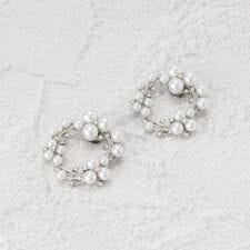 シューズクリップ《サークルパール調》結婚式　二次会　オケージョン