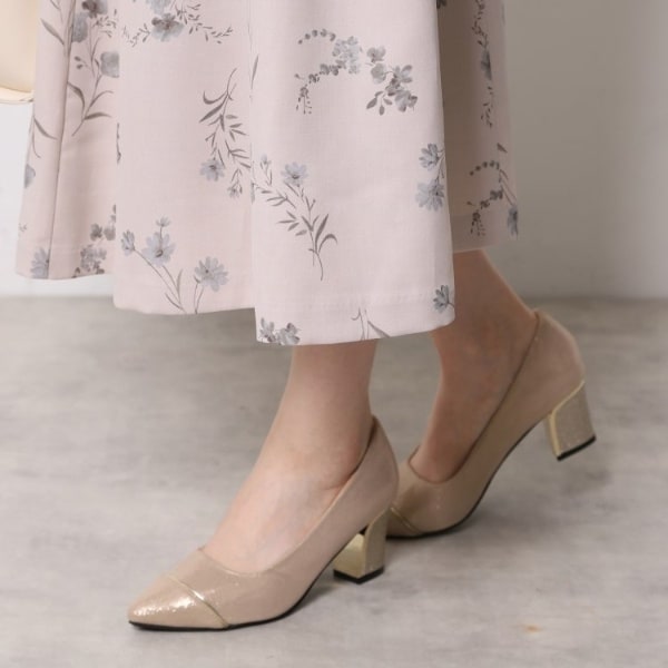 新品　タグ有❣️ESPERANZAエスペランサパンプス　24.0 ストラップフラットパンプス（パンプス） | ESPERANZA