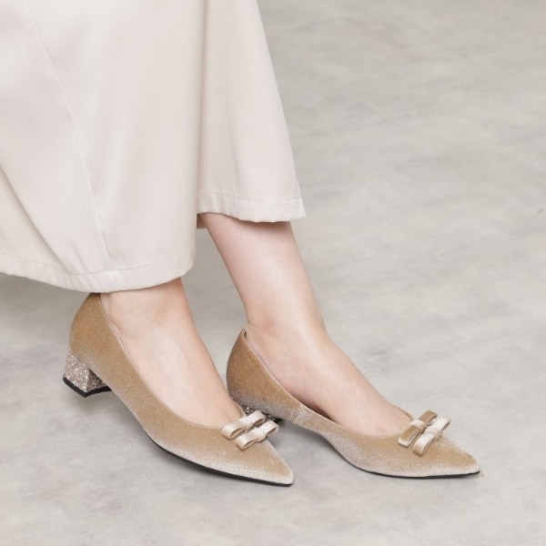 ラメベルベット/エナメル メリージェーンパンプス | アルテミス by