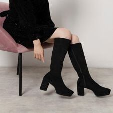 エスペランサ(ESPERANZA)のゆる傾斜ロングブーツ