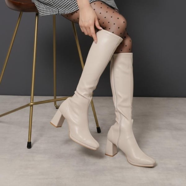 ストーム付きストレッチロングブーツ　アルテミスbyダイアナ つま先切り替え ストーム付きストレッチロングブーツ | アルテミス by