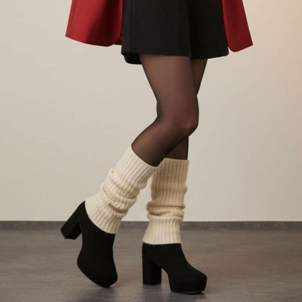 【1回使用・美品】ESPERANZA ゆる傾斜 ブーツ／脚長効果◎ エスペランサ ゆる傾斜ロングブーツ（ブーツ）｜ESPERANZA（エスペランサ）の