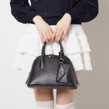 ポーチ付きシェル型ボストンバッグ