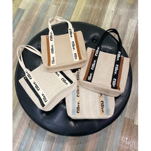 高評価レビュー！ロゴテープトート | オーバータッシェ(Ober Tashe