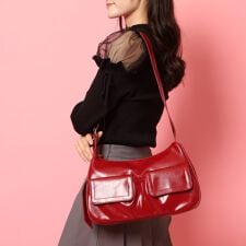 フロントポケットショルダーバッグ