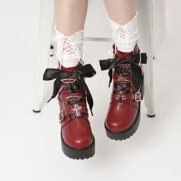 スクエアトゥレザーロングブーツ | ヒナ デイ グリーン(Hina Day Green