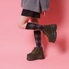 シーエス ティーアンドピー(cs T&P)の厚底ハイカットスニーカー