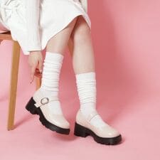 ストラップ付パンプスメリージェーン