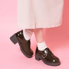 ワンベルトバックルローファー