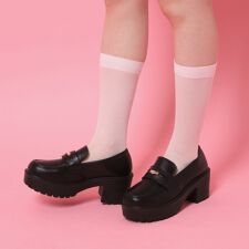 厚底コインローファー