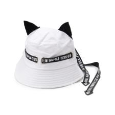 ネコミミリボンバケットハット