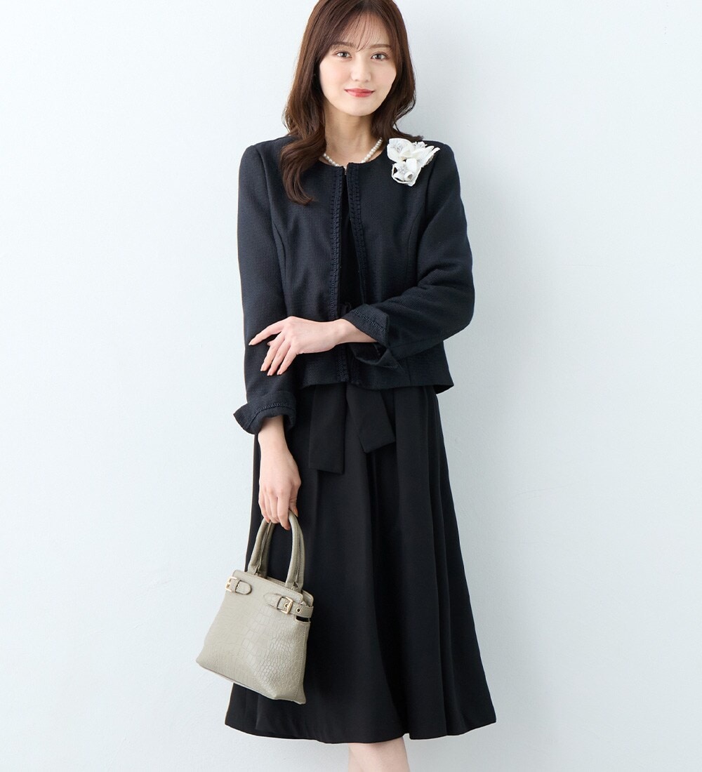 4点セット】入学式卒業式に！ママに嬉しい洗えるパンツスーツ＜7号