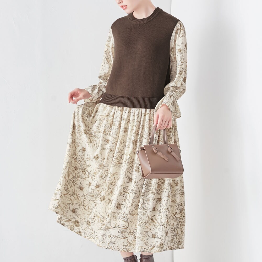 ニットベストドッキングワンピース | アロッタ(alotta) | マルイウェブ