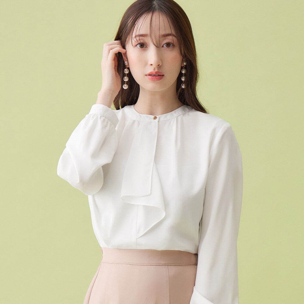 金ボタン付ボウタイブラウス | アロッタ(alotta) | マルイウェブチャネル