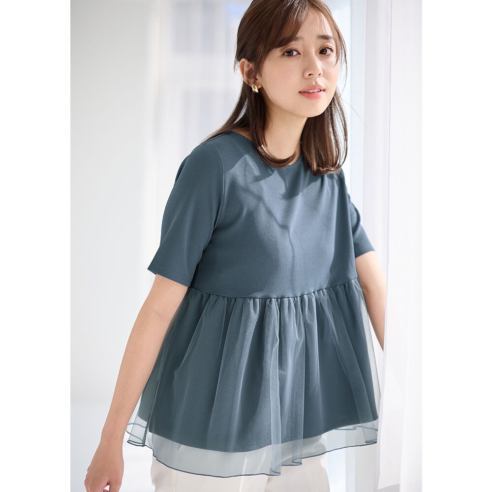 TORI-TO × BEAMS BOY / 別注レース ティアード Tシャツ BEAMS BOY（ビームスボーイ）の「TORI-TO × BEAMS BOY / レース