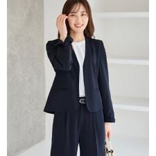 【ブラウス付き３点セット】洗える！多機能セットスーツ