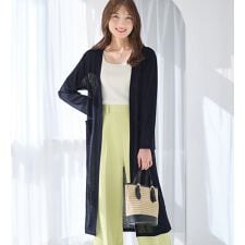 【ロング】さらっと軽いサマーカーディガン
