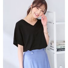 ゆるっと涼やかＶネックプルオーバー
