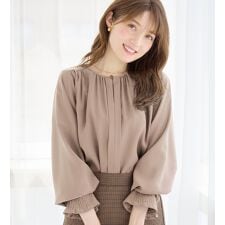 アロッタ(alotta)の前後２ＷＡＹギャザーブラウス