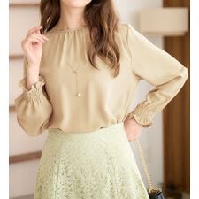 アロッタ(alotta)の前後２ＷＡＹギャザーブラウス