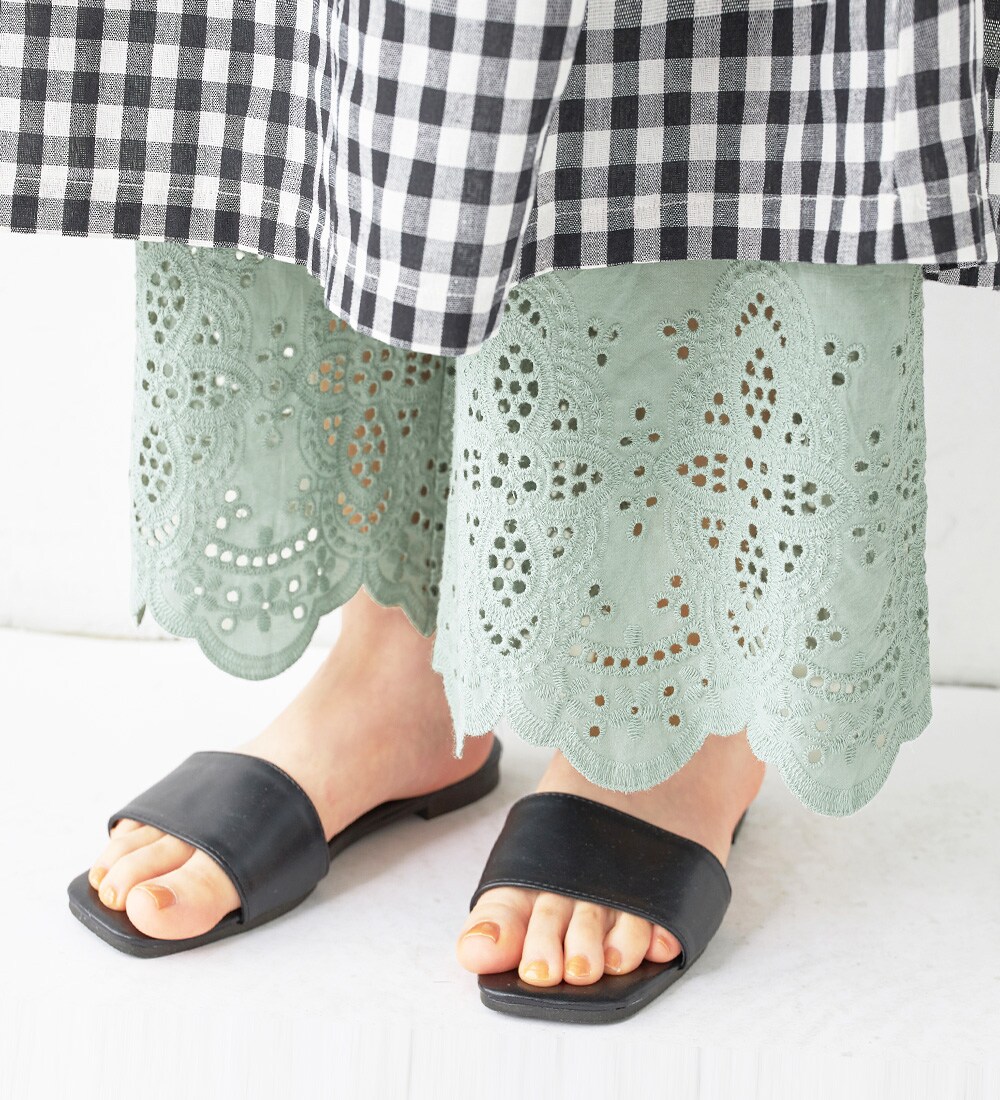 綿レース使いペチパンツ