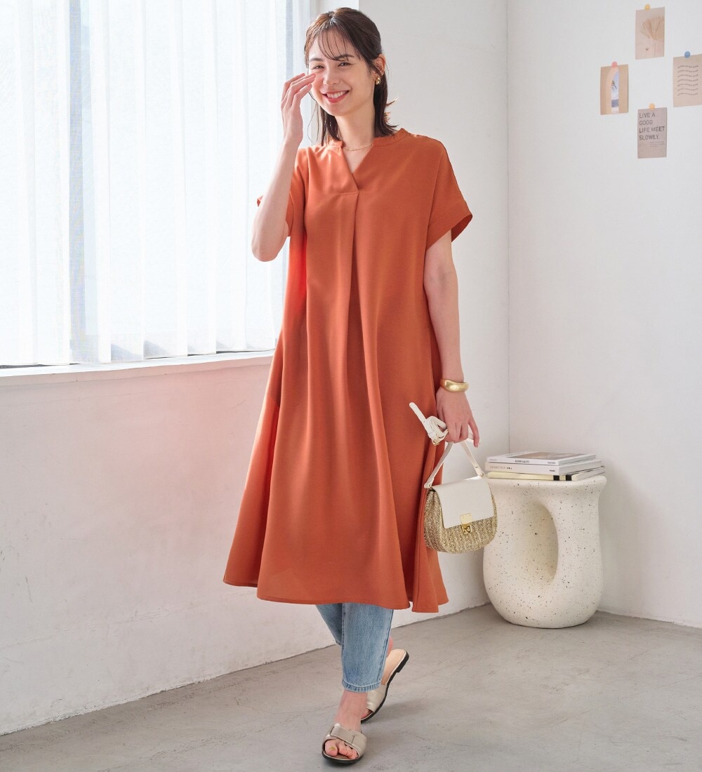 ノースリーAライントレースアップワンピース | カールパークレーン