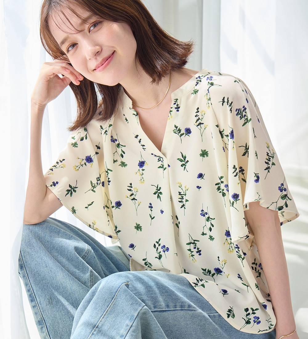 ANGE IN DISGUISE:〈手洗い可能〉コットン フォト ＆ ロゴ TEE SHIPS｜ANGE IN DISGUISE:<手洗い可能>コットン フォト & ロゴ