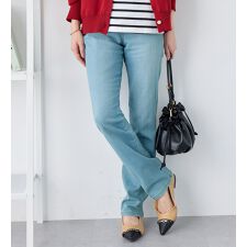 ヴィオラエヴィオラ(viola e_viola)の【楽ストレッチ】デニムレギンスパンツ