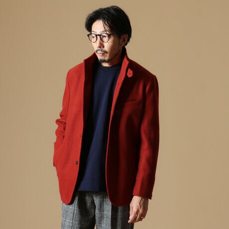 ジャージーメルトンスタンドカラージャケット メンズメルローズ Men S Melrose ファッション通販 マルイウェブチャネル Ca000 275 08 01