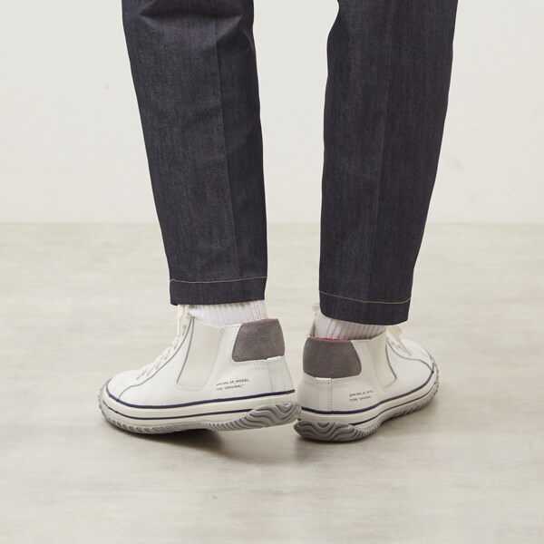 ラッピング無料 サイドゴアスニーカー Move スピングルムーブ Mid Cut 別注 Spingle スニーカー Oceanrepublicbrewing Com