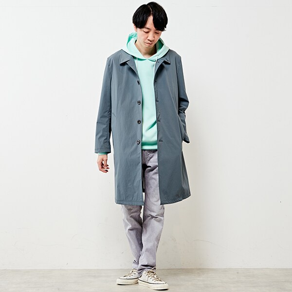 メンズメルローズ（MEN’S MELROSE）/リサイクルナイロンバルカラーコート リサイクルナイロンバルカラーコート | メンズメルローズ(MEN'S