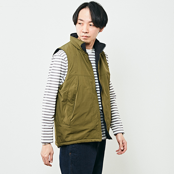 メンズメルローズ(MEN'S MELROSE) メンズ ダウンベスト（中綿含む） の