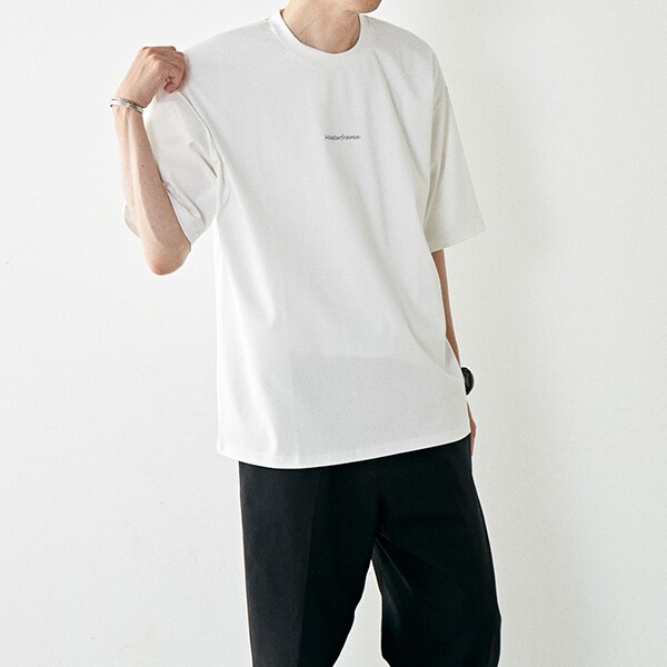 【MASTER FRAME】MF刺繍スムースクルーネックTシャツ MASTER FRAME】MF刺繍スムースクルーネックTシャツ | メンズ
