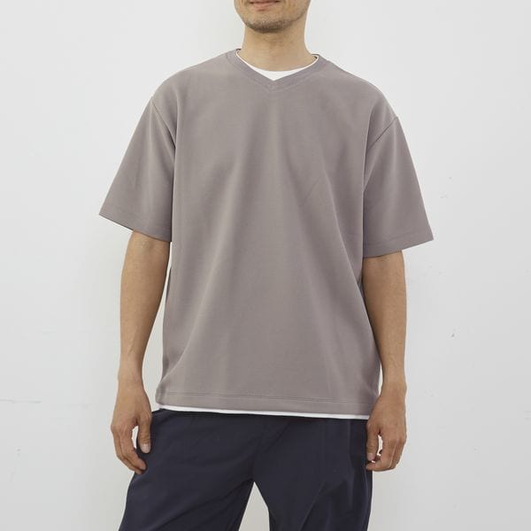 【MASTER FRAME/マスターフレーム】ライトダンボールフェイクレイヤードクルーネックTシャツ MASTER FRAME tシャツ 「MASTER FRAME/マスターフレーム」ライト