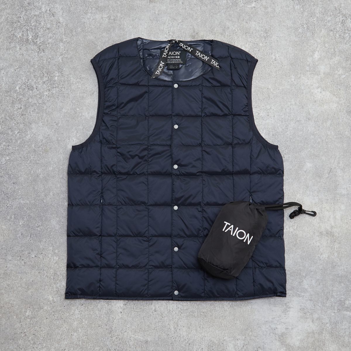 ダントン＊インナー　ダウン　ベスト＊36 ネイビー Danton 「DANTON」 ダウンベスト 36 ネイビー レディース : ZOZOTOWN