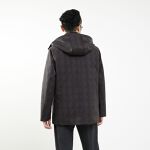 グレンチェックボンディングスタンドショートコート | メンズ  