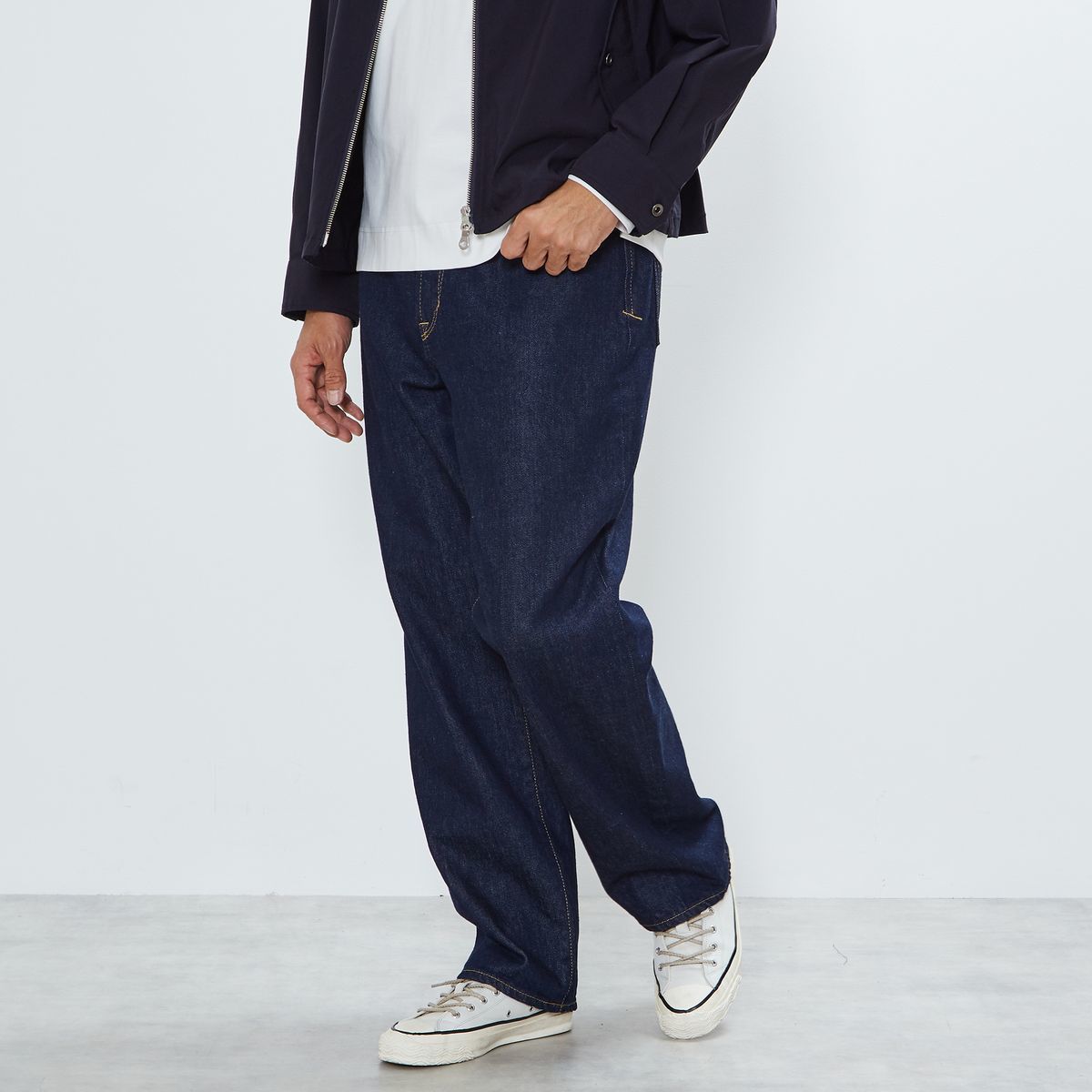 ヤヌーク YANUK / 別注 セミワイドストレート MEN'S MELROSE｜《別注》【YANUK/ヤヌーク】Roomy ワイド