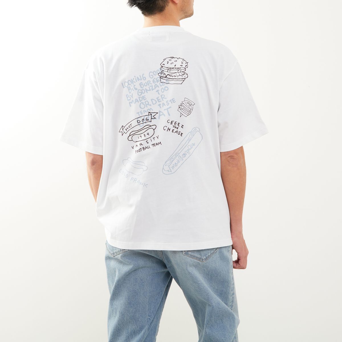 [�}���C]�s�ʒ��t�y�}�X�^�[�t���[���zMARK GONZALES AWC | �Z���^�[���S�v�����gT�V���c/�����Y�������[�Y�iMEN'S MELROSE�j 04�z���C�gB