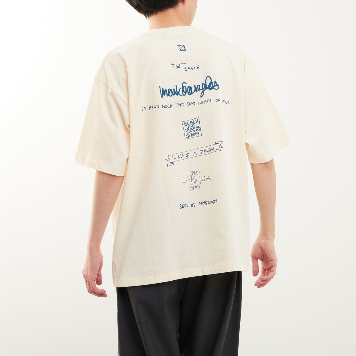 [�}���C]�s�ʒ��t�y�}�X�^�[�t���[���zMARK GONZALES AWC | �������|�C���g�v�����gT�V���c/�����Y�������[�Y�iMEN'S MELROSE�j 02������