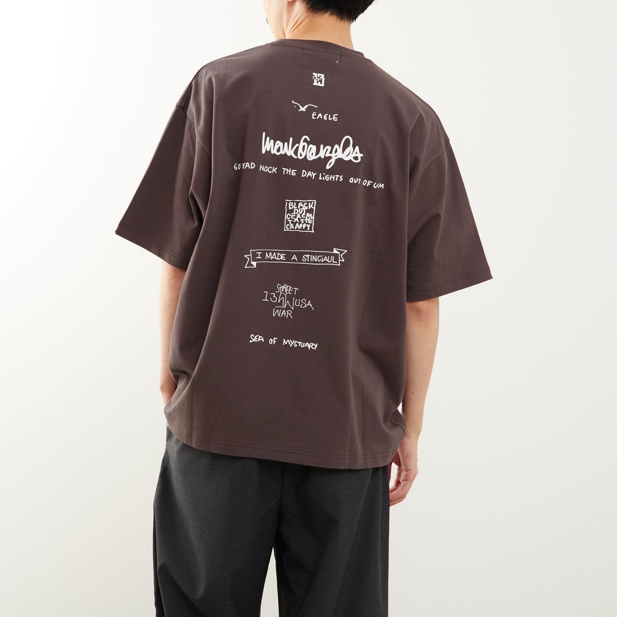 [�}���C]�s�ʒ��t�y�}�X�^�[�t���[���zMARK GONZALES AWC | �������|�C���g�v�����gT�V���c/�����Y�������[�Y�iMEN'S MELROSE�j 03�`���R�[���O���[