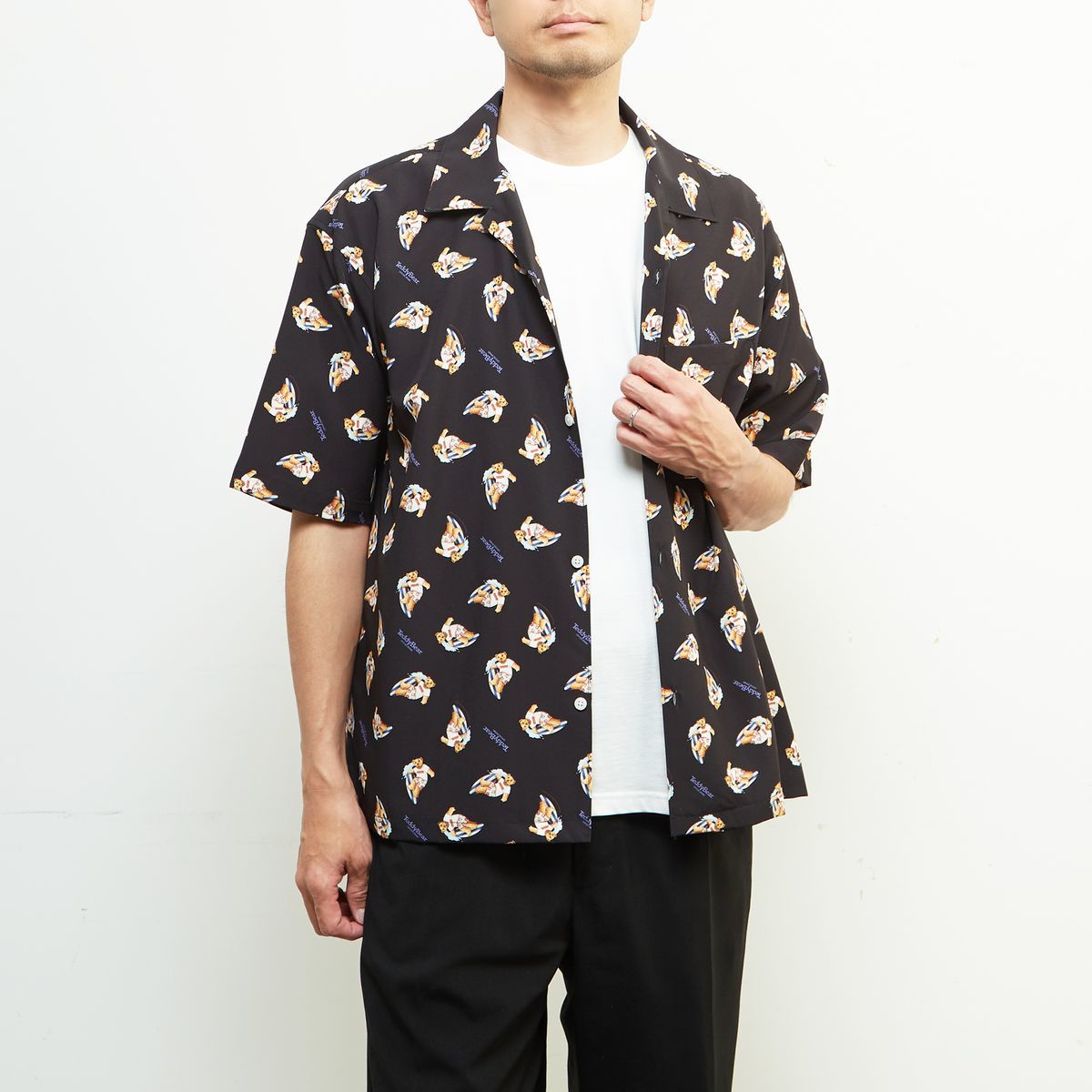 [�}���C]�yMASTER FRAME/�}�X�^�[�t���[���zTeddy Bear �����V���c/�����Y�������[�Y�iMEN'S MELROSE�j 02�u���b�N