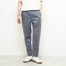 【MASTER FRAME/マスターフレーム】リネンキャンバス1Pイージーパンツ