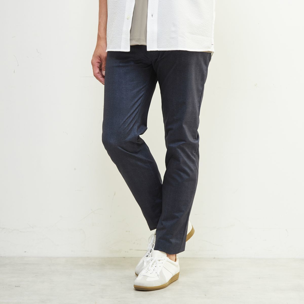 メンズメルローズ（MEN’S MELROSE）/リラックステーパードイージーパンツ | ストレッチ / 吸水速乾 リラックステーパードイージーパンツ | ストレッチ / 吸水速乾