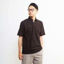 メンズメルローズ(MEN'S MELROSE)のカルキュロメッシュスッキパーポロシャツ