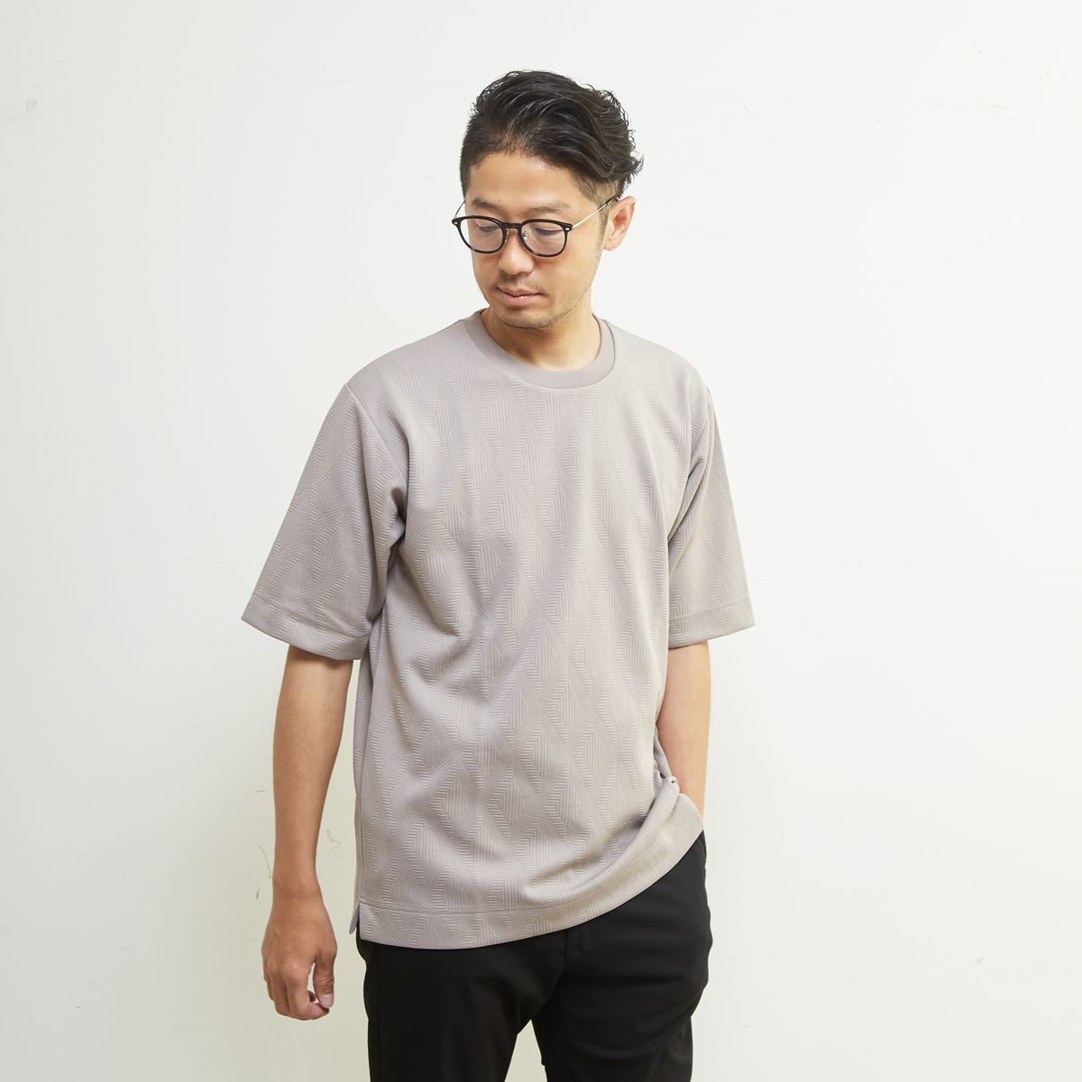 軽くて柔らかいストレッチカノコTシャツ | テットオム(TETE