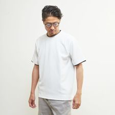 エステルスパンリップルフェイクレイヤードTシャツ