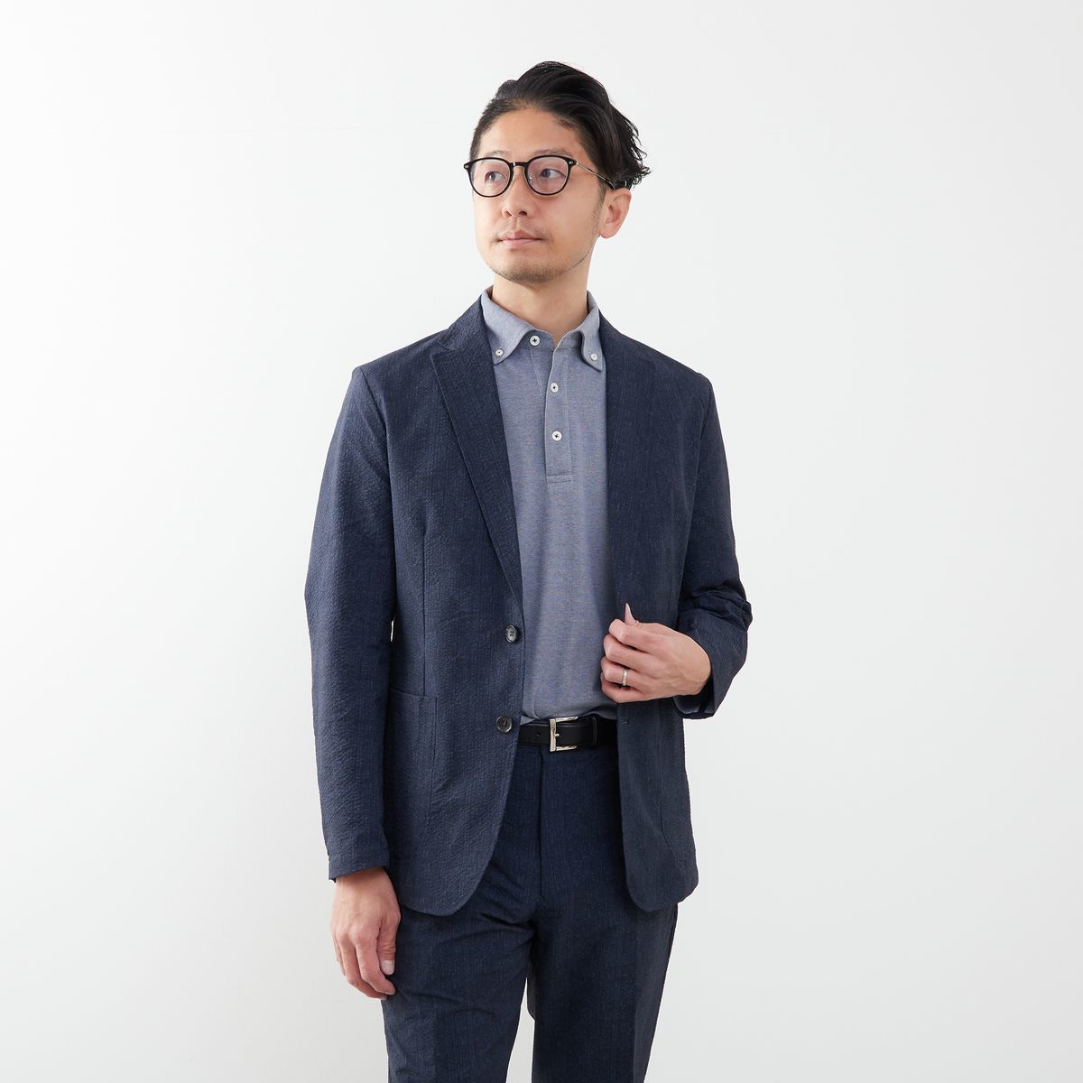 テクニカルプリントジャージセットアップジャケット｜MEN'S