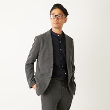 メンズメルローズ(MEN'S MELROSE)のウーリービシュウドビー コンフォートイージージャケット(セットアップ可)